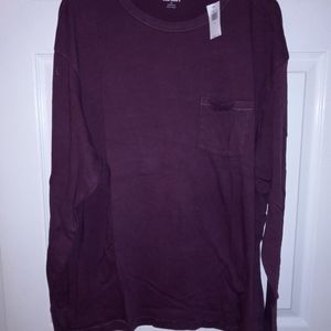 NWT Mens XL Old Navy Long Sleeve Pocket Tee